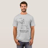 Charles Darwin - Boom van het leven - denk ik - 10 T-shirt (Voorkant volledig)