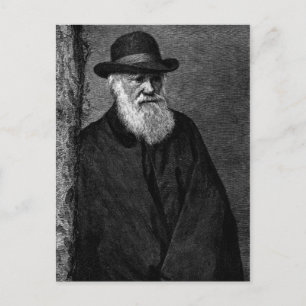 Charles Darwin briefkaart