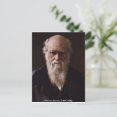 Charles Darwin Briefkaart (Staand voorkant)