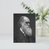 Charles Darwin briefkaart (Staand voorkant)