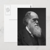 Charles Darwin briefkaart (Voorkant / Achterkant)