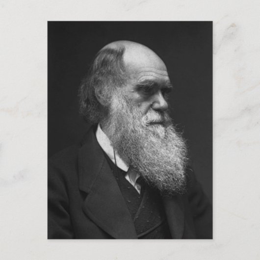Charles Darwin briefkaart (Voorkant)