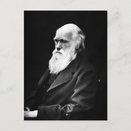 Charles Darwin briefkaart (Voorkant)