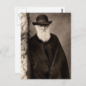 Charles Darwin briefkaart (Voorkant / Achterkant)