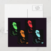 Charles Darwin Collage Briefkaart (Voorkant / Achterkant)