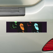 Charles Darwin Collage Bumpersticker (Op auto)