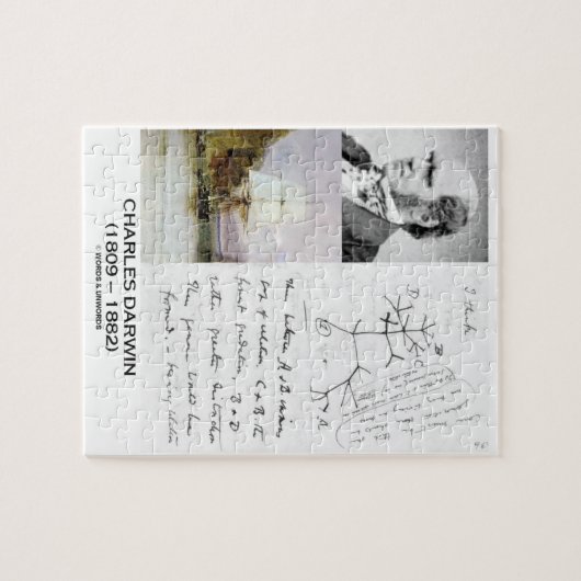 Charles Darwin (Darwin HMS Beagle Phylogenetics) Legpuzzel (Horizontaal)