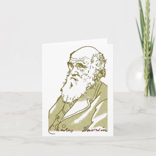 Charles Darwin. De kaart van de nota (Voorkant)