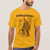 Charles Darwin Evolution? T-shirt (Voorkant)