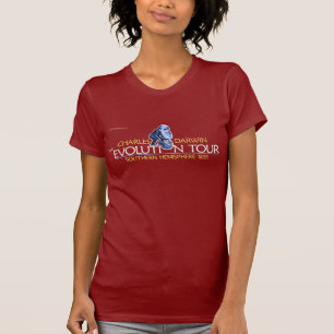 Charles Darwin 'Evolution Tour'-Shirt (W Dark) T-shirt