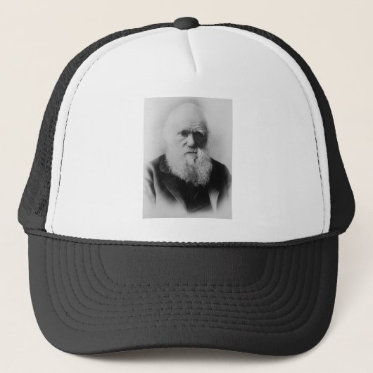 Charles Darwin Evolution Trucker Pet (Voorkant)