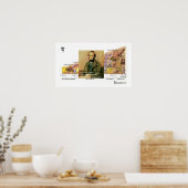 Charles Darwin "Friends" Wisdom Quote Poster (Keuken)