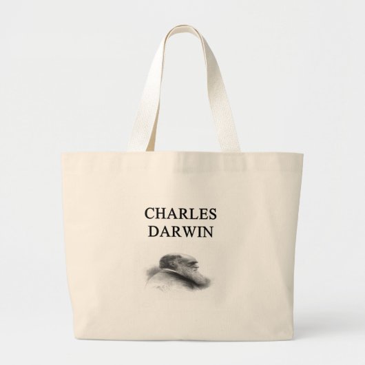 charles darwin grote tote bag (Voorkant)