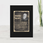 Charles Darwin - Kaart (Voorkant)