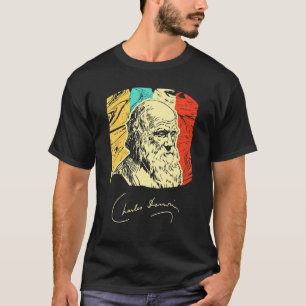 Charles Darwin Naturalist Bioloog Wetenschapper Re T-shirt