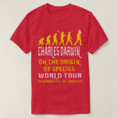 Charles Darwin Origin Species World our Evolve Sci T-shirt (Design voorkant)