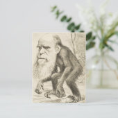 Charles Darwin Original Illustration Briefkaart (Staand voorkant)