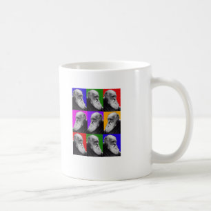 Charles Darwin Pop Art Gifts for All Ages Koffiemok