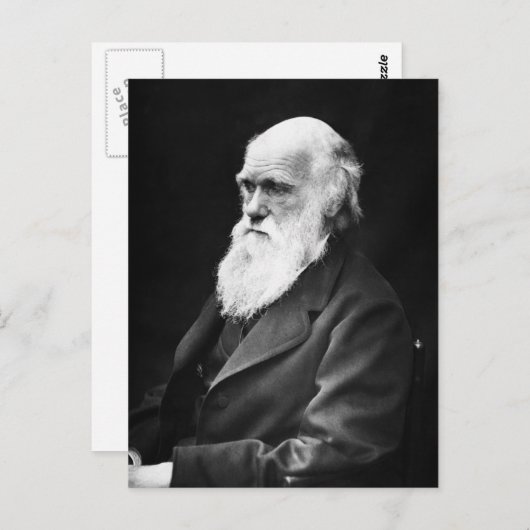Charles Darwin Portrait Briefkaart (Voorkant / Achterkant)