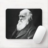 Charles Darwin Portrait Muismat (Met muis)