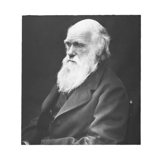 Charles Darwin Portrait Notitieblok (Voorkant)