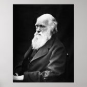 Charles Darwin Portrait Poster (Voorkant)