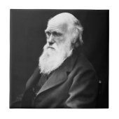 Charles Darwin Portrait Tegeltje (Voorkant)