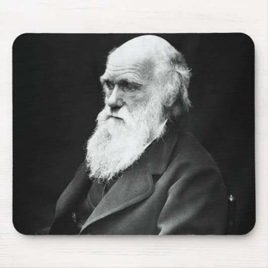 Charles Darwin Portret Muismat (Voorkant)