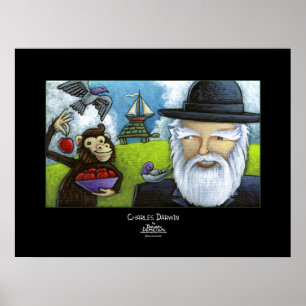Charles Darwin Poster
