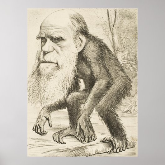 Charles Darwin Poster (Voorkant)