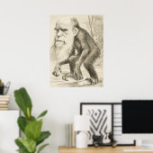 Charles Darwin Poster (Thuiskantoor)
