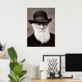 Charles Darwin Poster (Thuiskantoor)