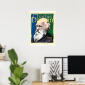 Charles Darwin poster (Thuiskantoor)