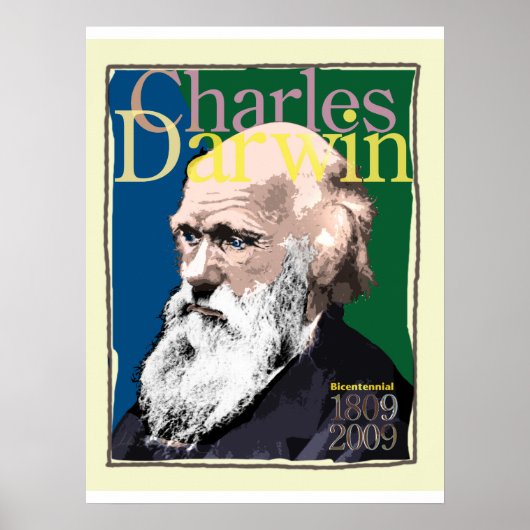 Charles Darwin poster (Voorkant)