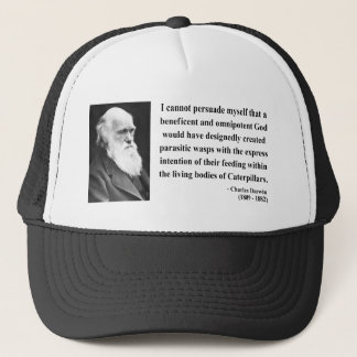 Charles Darwin Quote 2b Trucker Pet