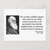 Charles Darwin Quote 4b Briefkaart (Voorkant)