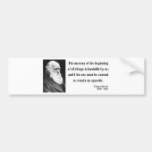 Charles Darwin Quote 5b Bumpersticker (Voorkant)