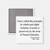 Charles Darwin Quote 6a Magneet (Voorkant / Achterkant)