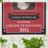 Charles Darwin Repro Retro Theedoek (Gevouwen)