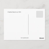 Charles Darwin rond 1874 Briefkaart (Achterkant)