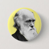 Charles Darwin Ronde Button 5,7 Cm (Voorkant)