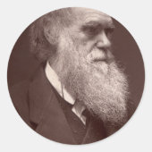Charles Darwin Sticker (Voorkant)