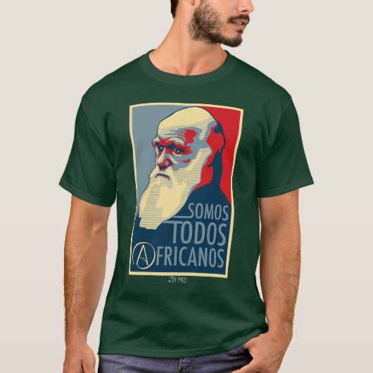 Charles Darwin T-shirt (Voorkant)