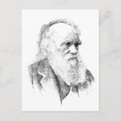 Charles Darwin, The Origin of Species 1872 Briefkaart (Voorkant)
