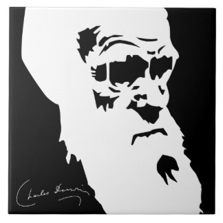 Charles Darwin Tile Tegeltje