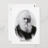 Charles Darwin Vignette Briefkaart (Voorkant / Achterkant)