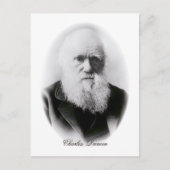 Charles Darwin Vignette Briefkaart (Voorkant)