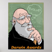 Charles Darwin's advies Poster (Voorkant)