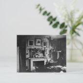 Charles Darwin's studie in Down House Briefkaart (Staand voorkant)