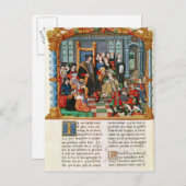 Charles de Bold, hertog van Bourgogne Briefkaart (Voorkant / Achterkant)